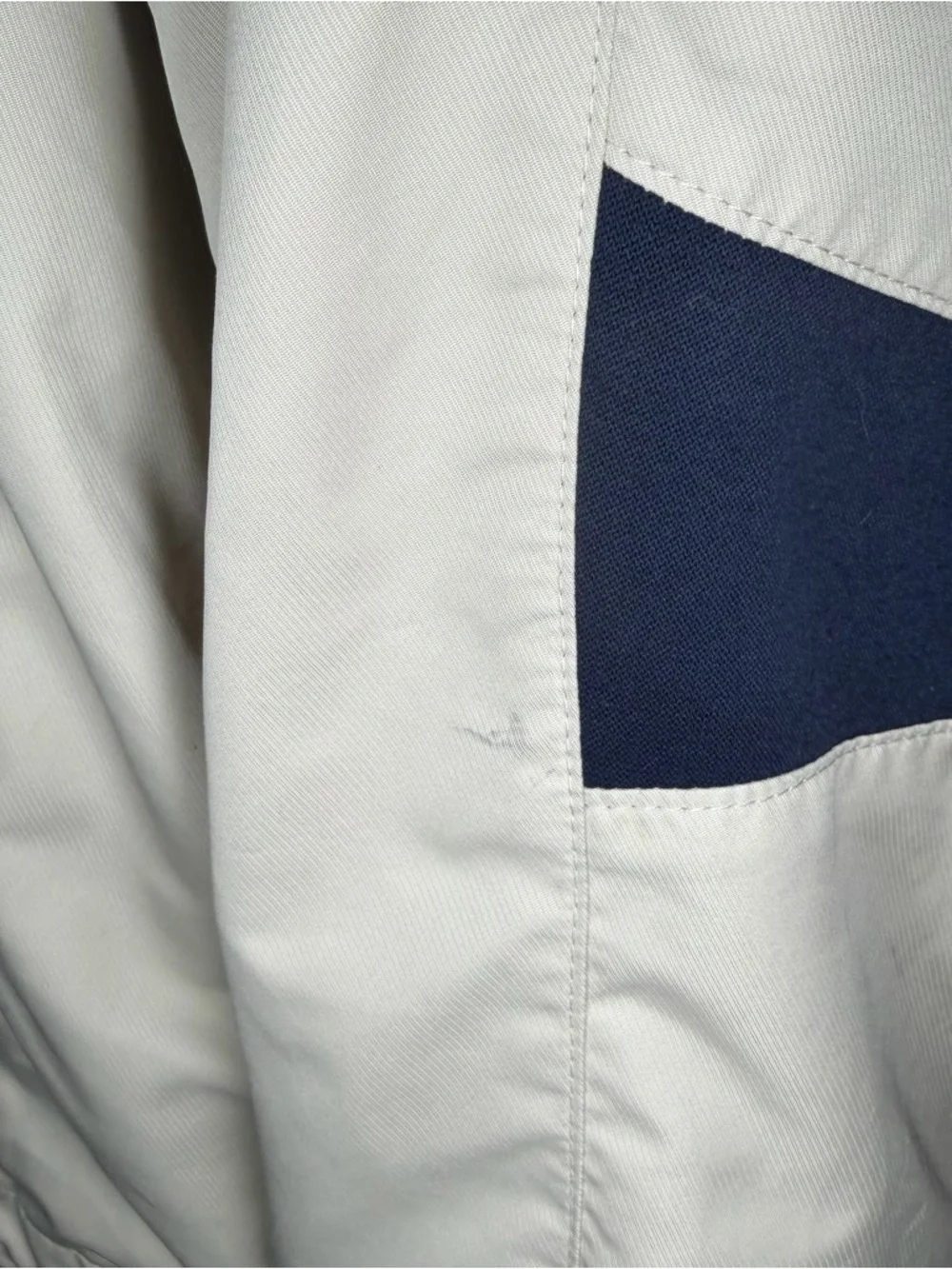 Vtg Polo Golf Ralph Lauren Full Zip Khaki Beige Navy Jacket Mens XL